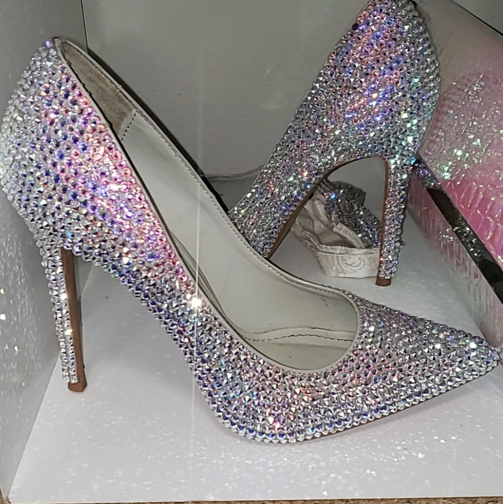 Custom Swarovski Pumps
